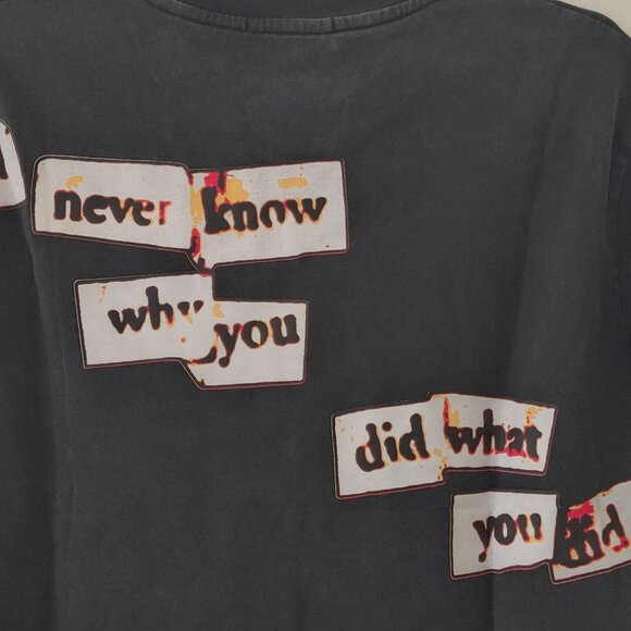 Aelfric Eden Distorted Portrait Graphic Oversized Tee, XS (Unisex) - Picture 4 of 6